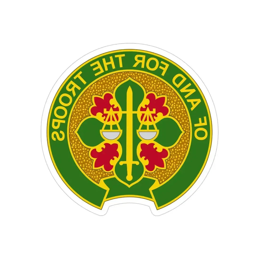210 Military Police Battalion (U.S. Army) REVERSE PRINT Transparent Die-Cut STICKER - The Sticker Space