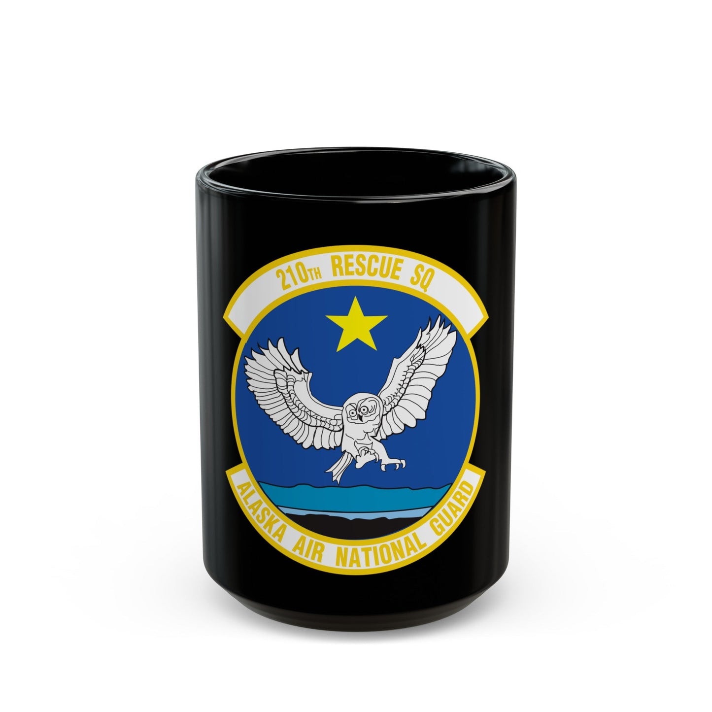 210 Rescue Squadron (U.S. Air Force) Black Coffee Mug-15oz-The Sticker Space