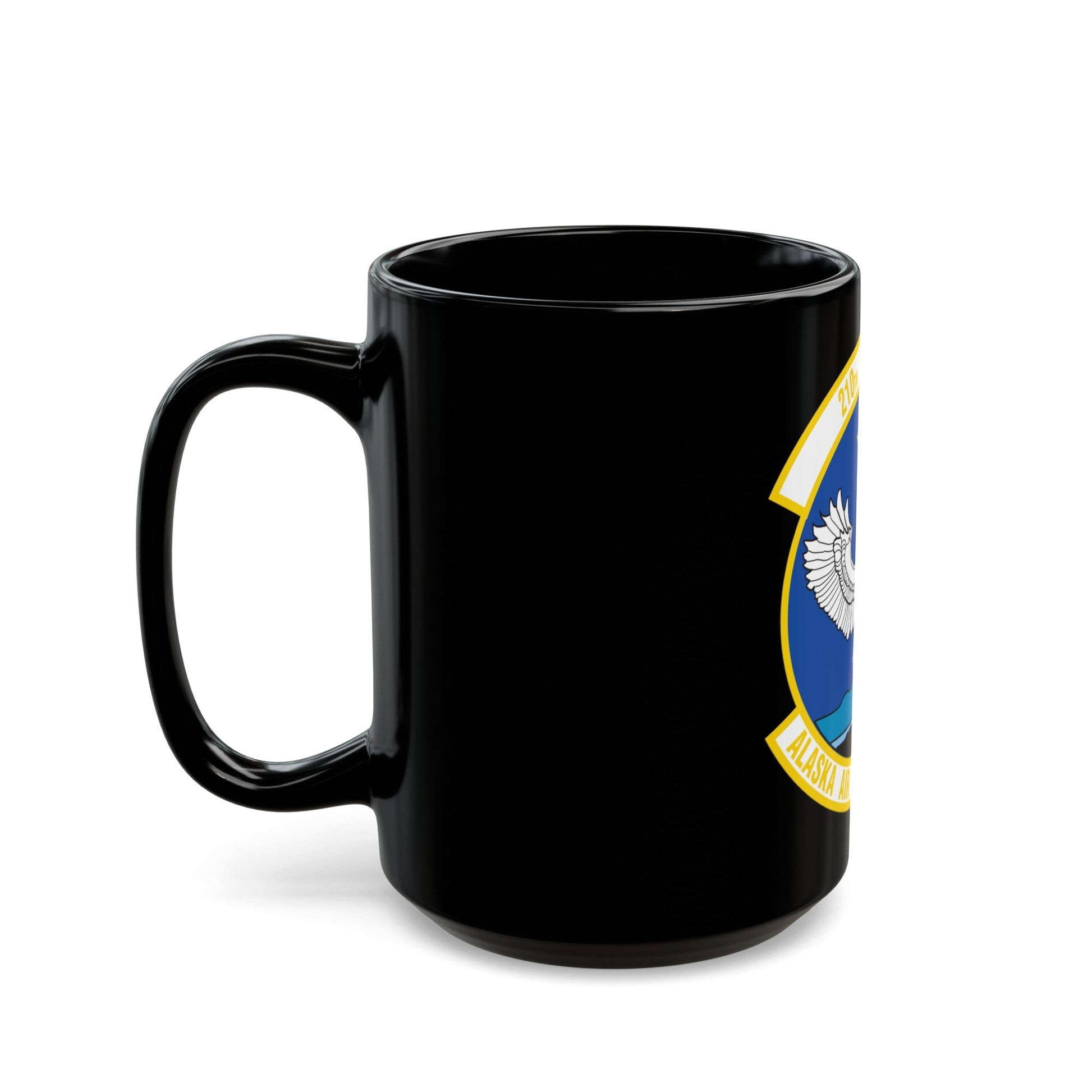 210 Rescue Squadron (U.S. Air Force) Black Coffee Mug-The Sticker Space