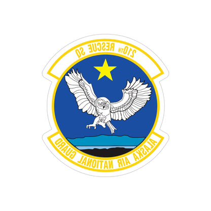 210 Rescue Squadron (U.S. Air Force) REVERSE PRINT Transparent STICKER-4" × 4"-The Sticker Space