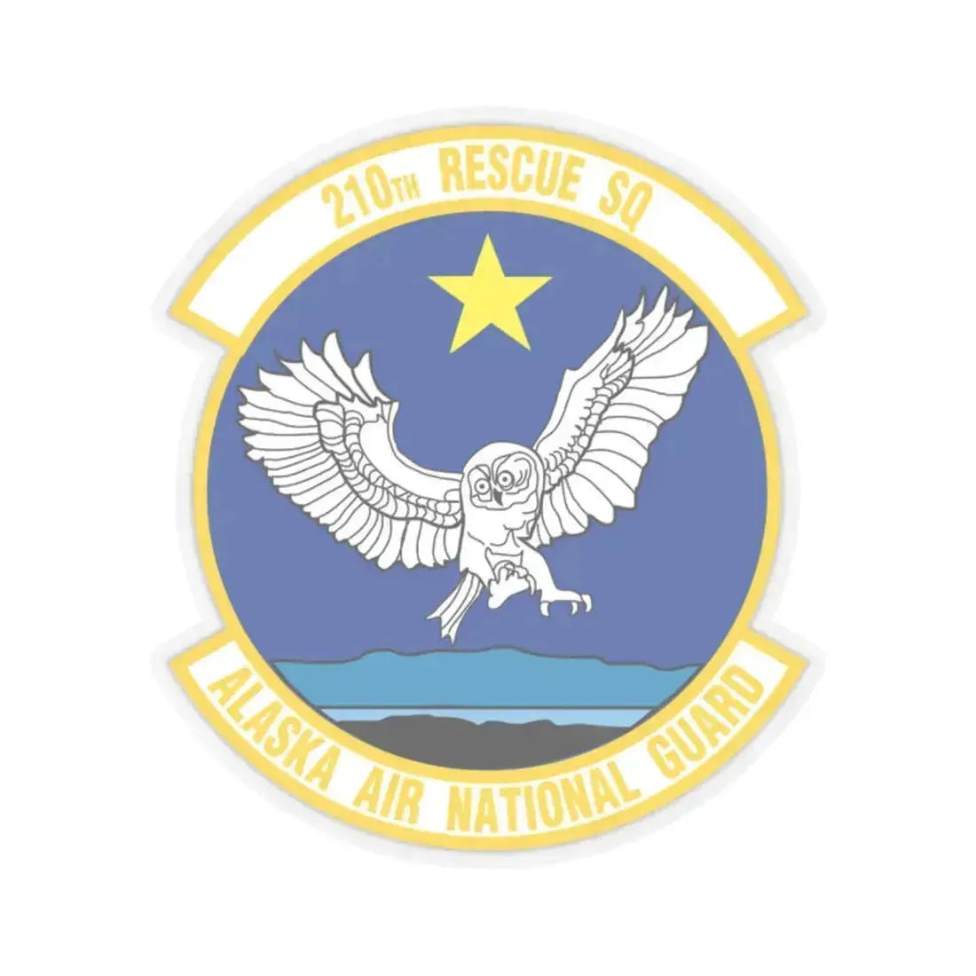 210 Rescue Squadron (U.S. Air Force) STICKER Vinyl Kiss-Cut Decal 2 Inch Transparent - The Sticker Space
