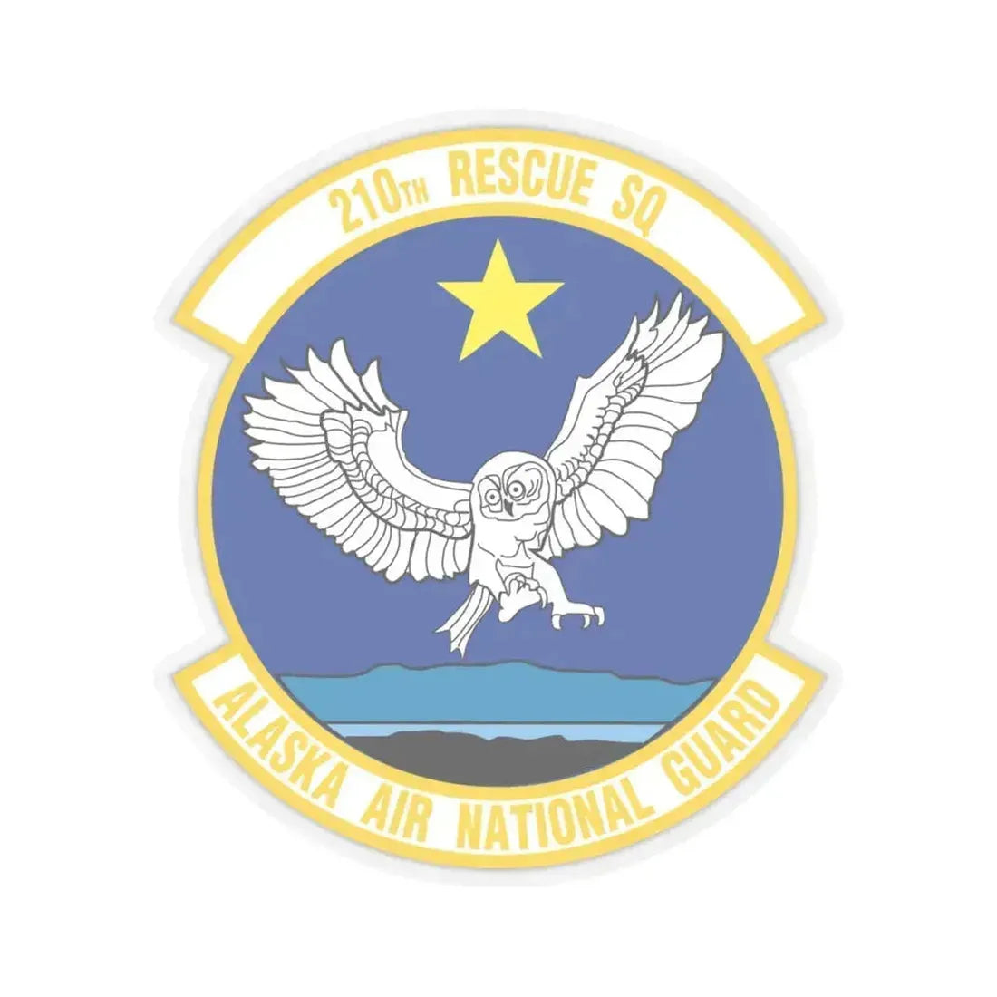 210 Rescue Squadron (U.S. Air Force) STICKER Vinyl Kiss-Cut Decal 6 Inch Transparent - The Sticker Space