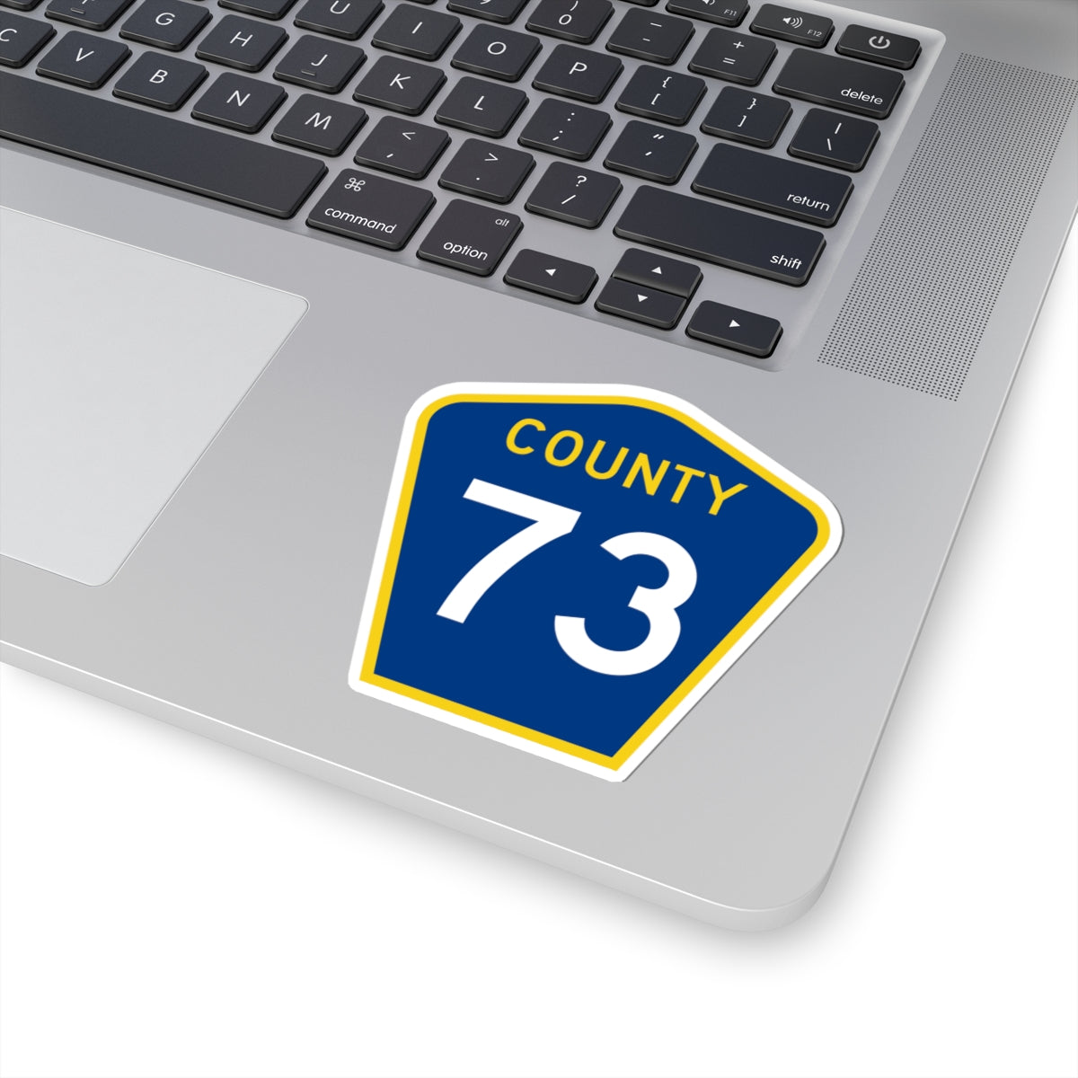County 73 MN (Minnesota) (Road Sign) STICKER Vinyl Kiss-Cut Decal