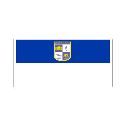 Flag of Dojran Municipality North Macedonia (North Macedonia) STICKER Vinyl Kiss-Cut Decal