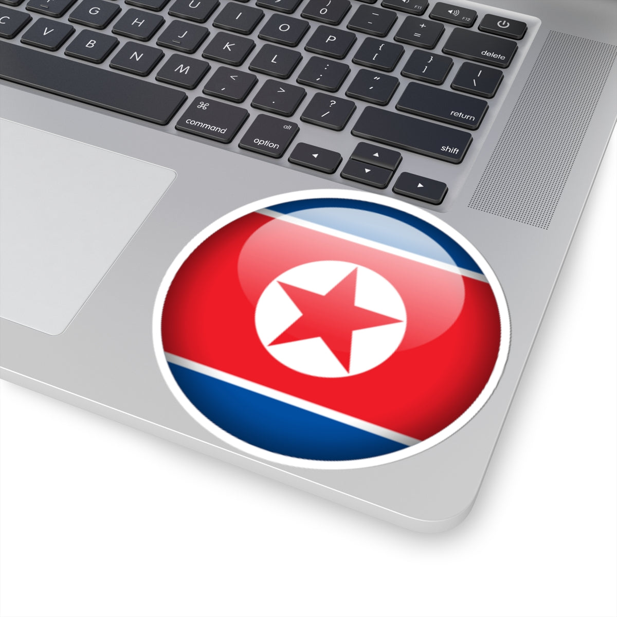 Flag orb North Korea (Korea) STICKER Vinyl Kiss-Cut Decal