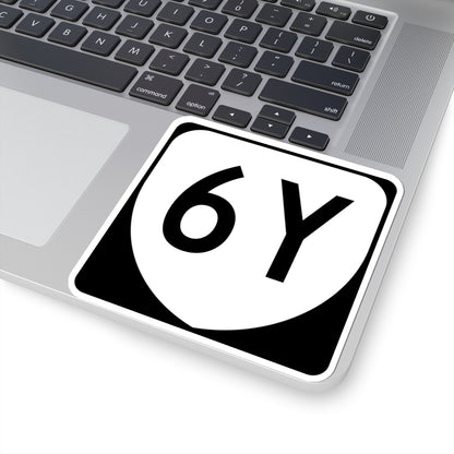 Virginia 6Y (Virginia) (Road Sign) STICKER Vinyl Kiss-Cut Decal
