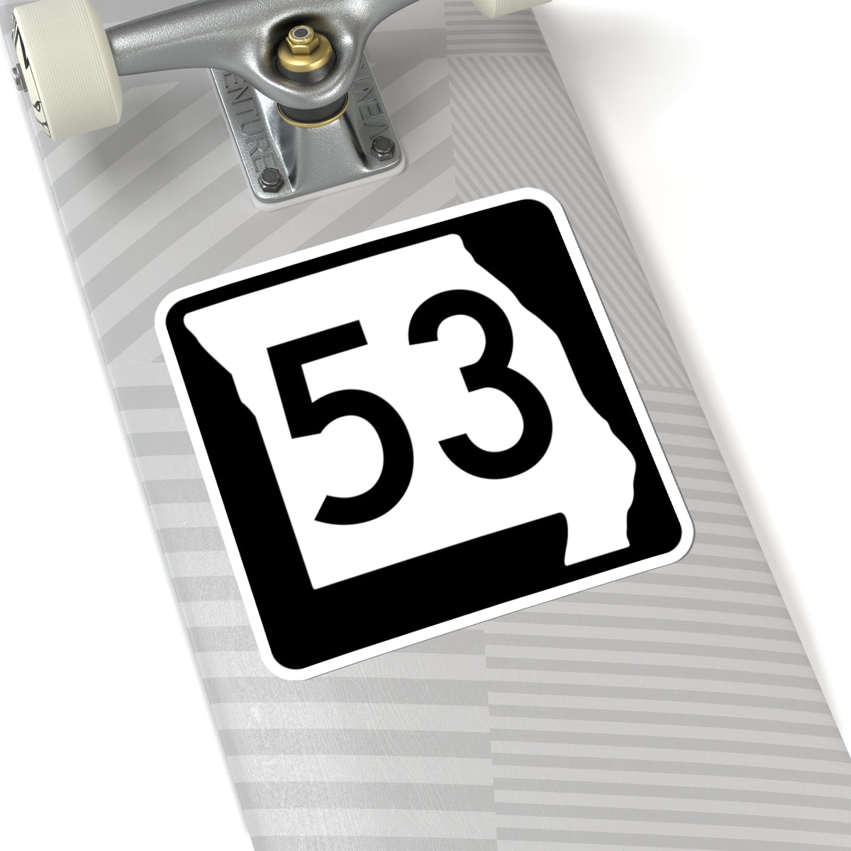 MO-53 (Missouri) (Road Sign) STICKER Vinyl Kiss-Cut Decal