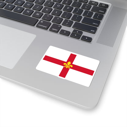 Flag of Lincoln (England) STICKER Vinyl Kiss-Cut Decal
