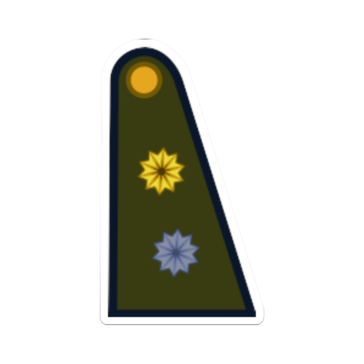 Ejercito Argentino   Teniente (Argentina) (Military Rank) STICKER Vinyl Kiss-Cut Decal