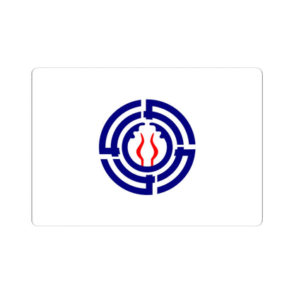Flag of Shikabe Hokkaido (Japan) STICKER Vinyl Kiss-Cut Decal
