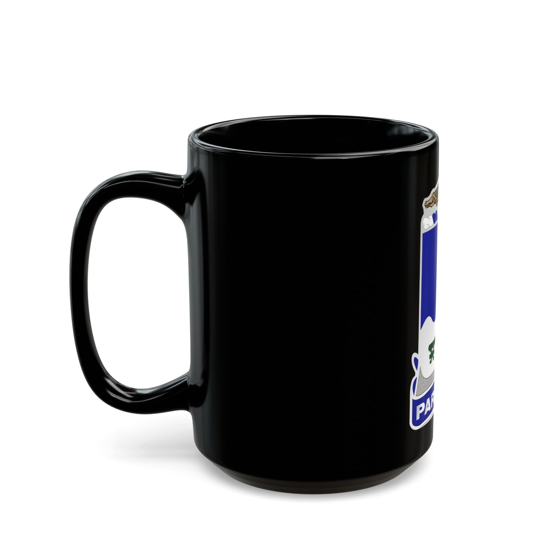 211th Infantry Regiment (U.S. Army) Black Coffee Mug-The Sticker Space