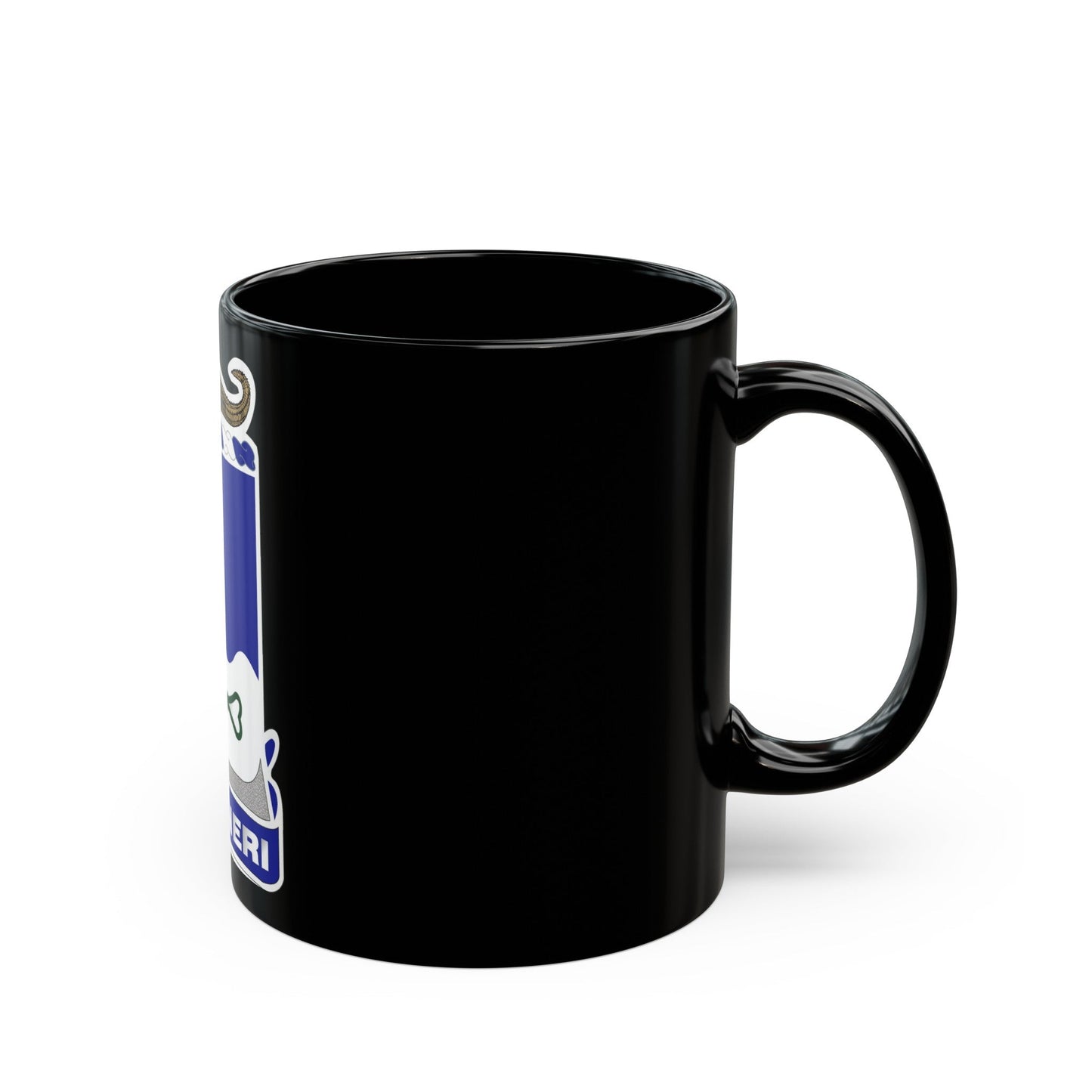 211th Infantry Regiment (U.S. Army) Black Coffee Mug-The Sticker Space