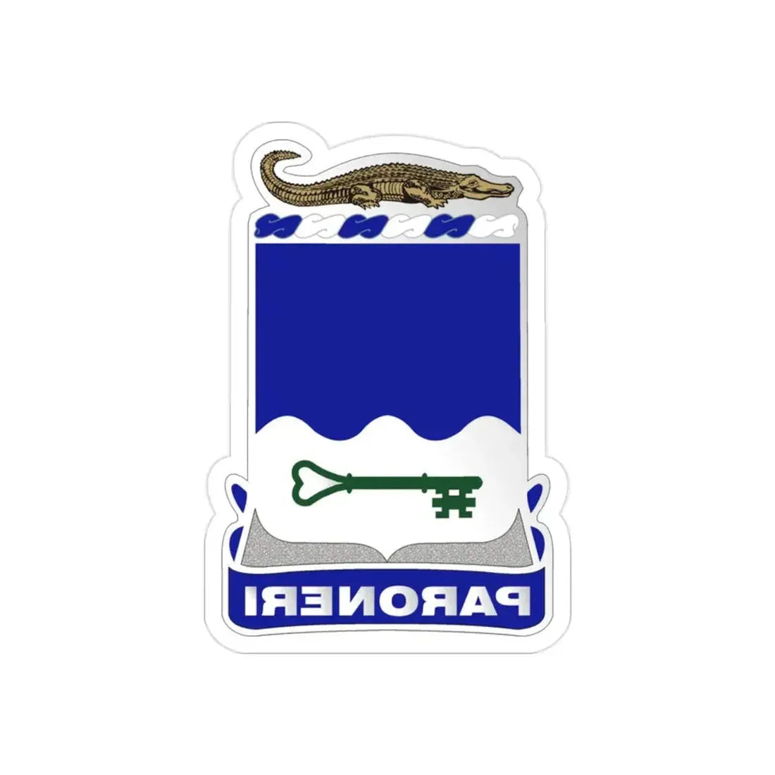 211th Infantry Regiment (U.S. Army) REVERSE PRINT Transparent Die-Cut STICKER - The Sticker Space