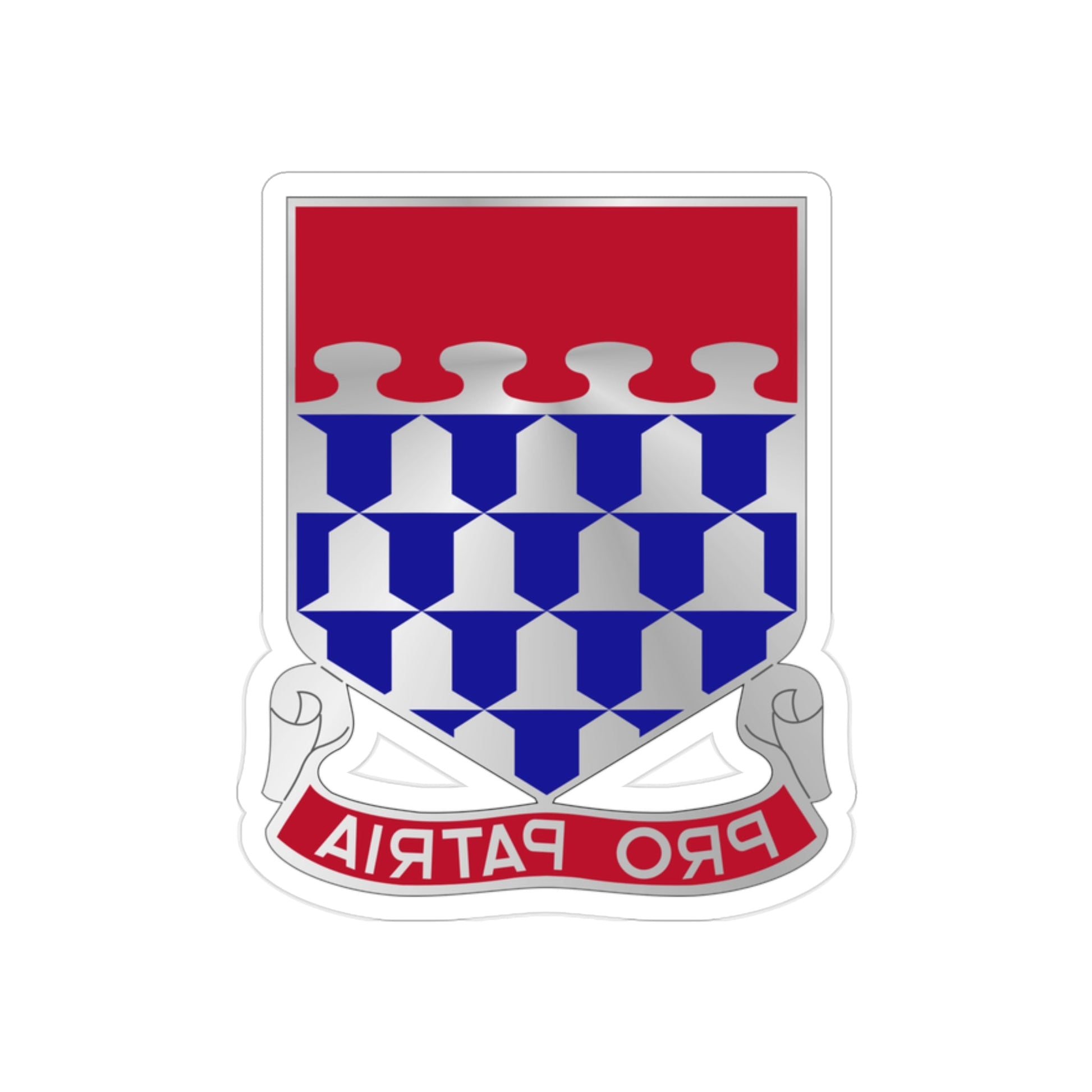 212 Artillery Regiment (U.S. Army) REVERSE PRINT Transparent STICKER-2 Inch-The Sticker Space