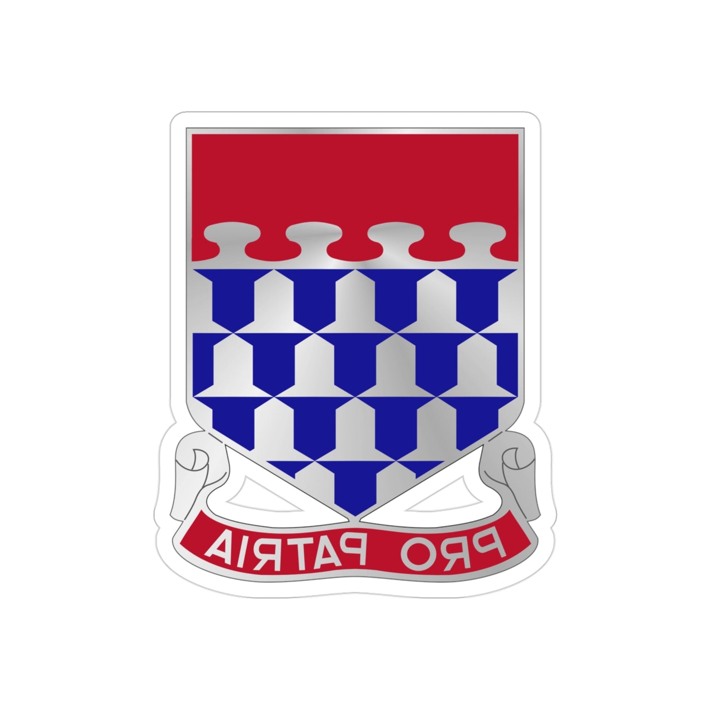 212 Artillery Regiment (U.S. Army) REVERSE PRINT Transparent STICKER-3 Inch-The Sticker Space