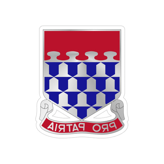 212 Artillery Regiment (U.S. Army) REVERSE PRINT Transparent STICKER-6 Inch-The Sticker Space