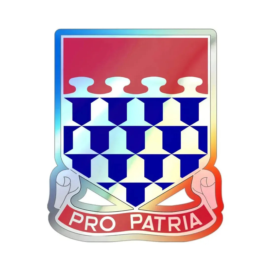 212 Artillery Regiment (U.S. Army) Holographic STICKER Die-Cut Vinyl Decal - The Sticker Space