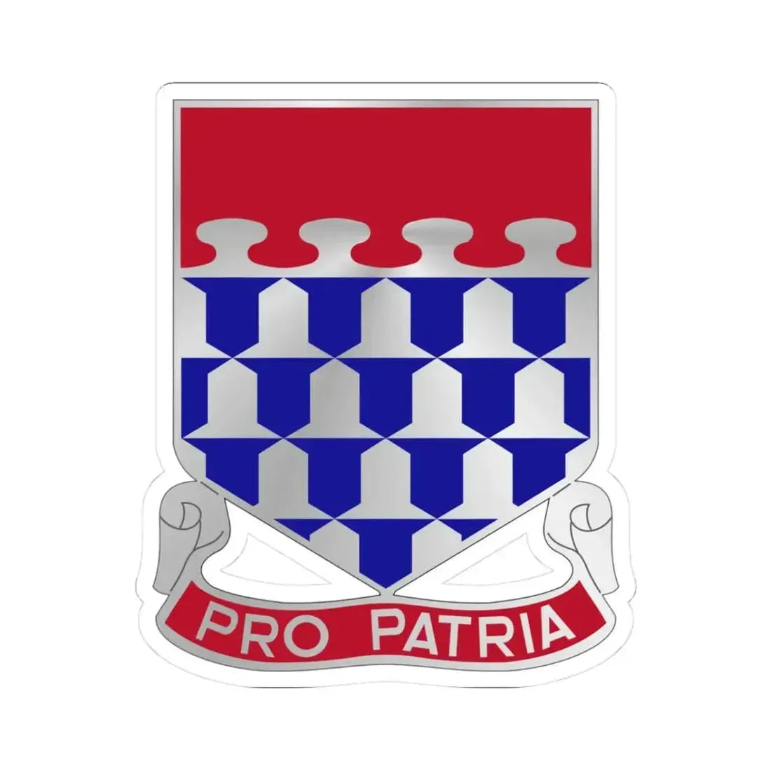 212 Artillery Regiment (U.S. Army) STICKER Vinyl Kiss-Cut Decal 3 Inch White - The Sticker Space