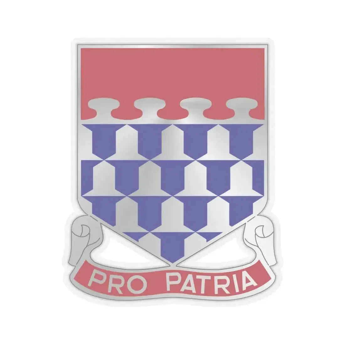 212 Artillery Regiment (U.S. Army) STICKER Vinyl Kiss-Cut Decal 4 Inch Transparent - The Sticker Space