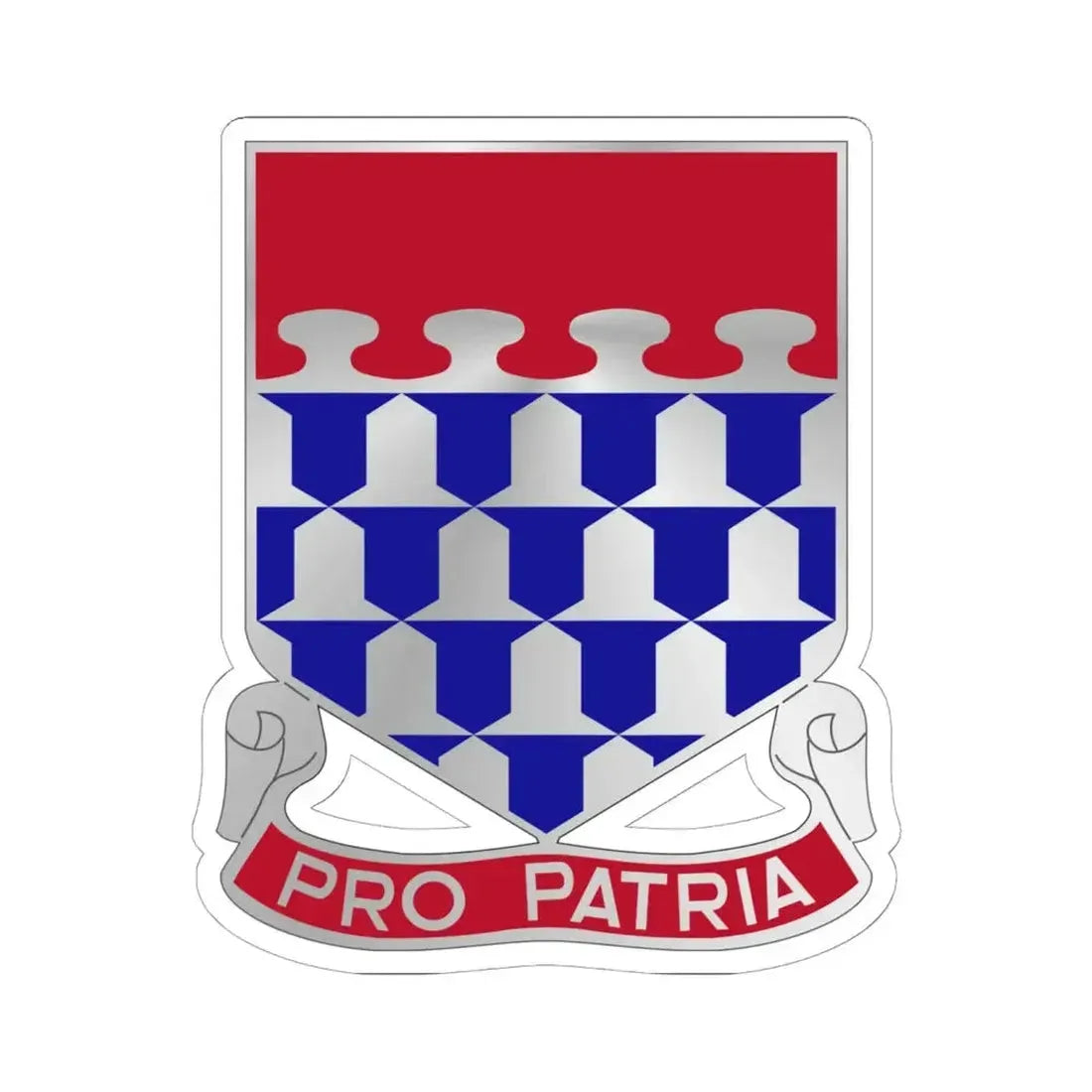 212 Artillery Regiment (U.S. Army) STICKER Vinyl Kiss-Cut Decal 6 Inch White - The Sticker Space