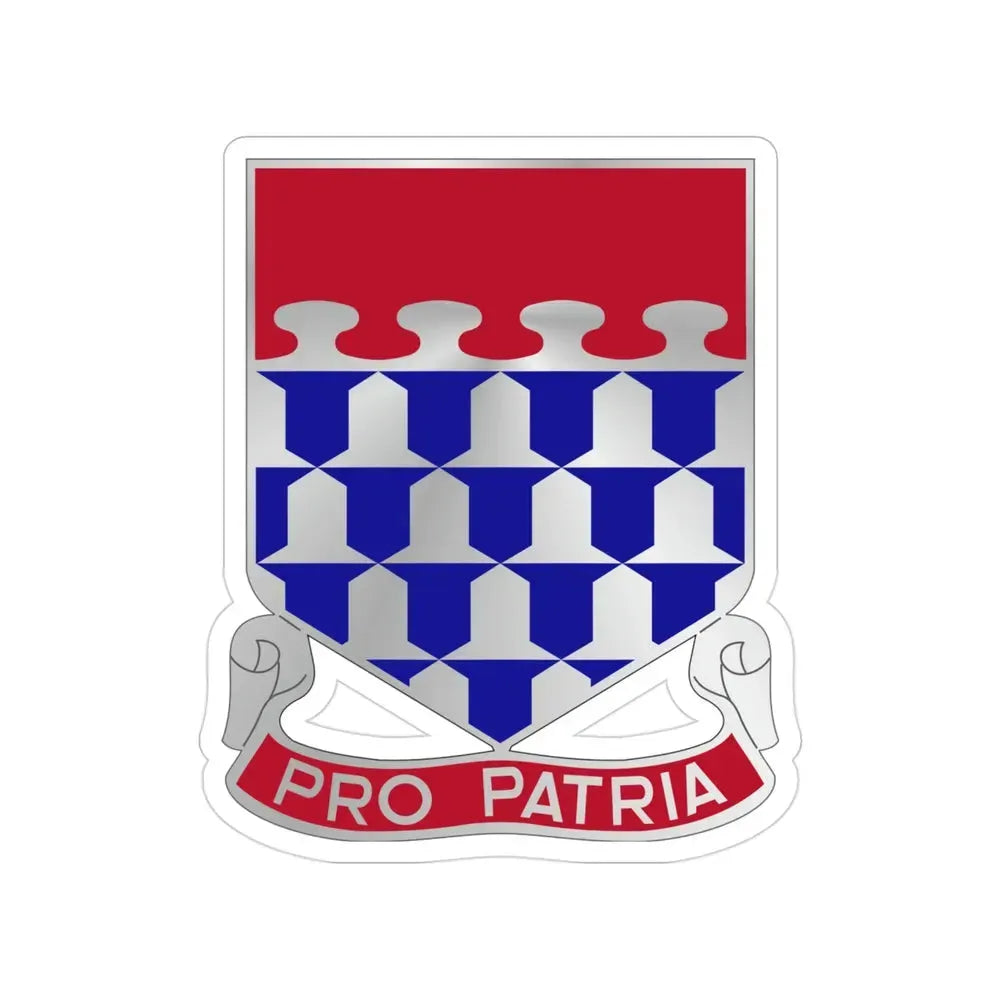 212 Artillery Regiment (U.S. Army) Transparent STICKER Die-Cut Vinyl Decal 3 Inch - The Sticker Space
