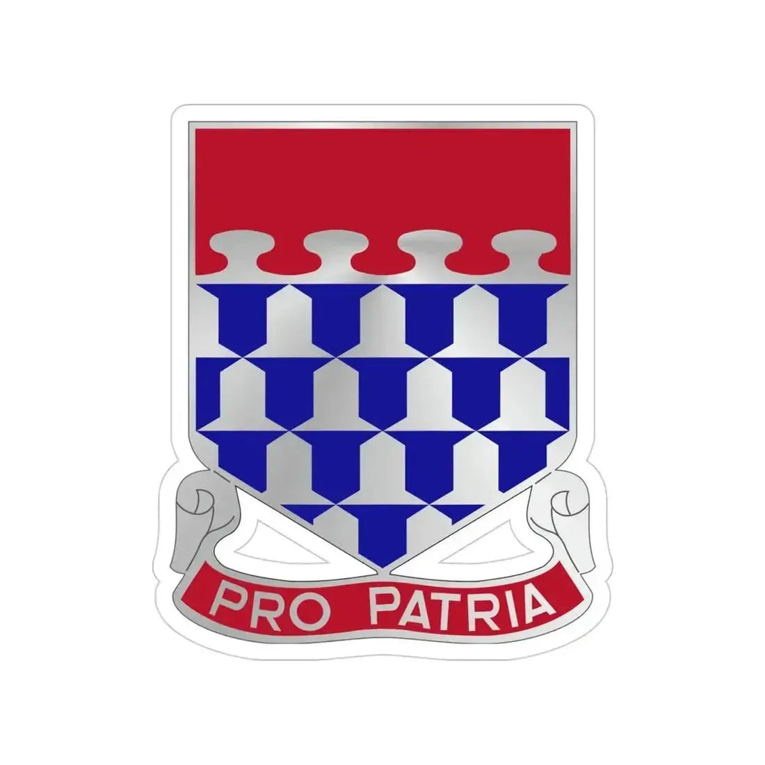 212 Artillery Regiment (U.S. Army) Transparent STICKER Die-Cut Vinyl Decal 4 Inch - The Sticker Space