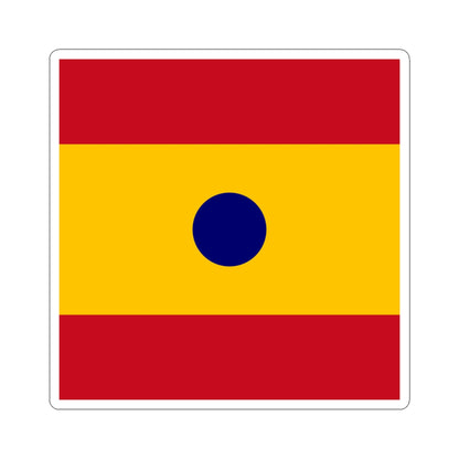 Flag of Rear Admiral Spain (Spain) STICKER Vinyl Kiss-Cut Decal