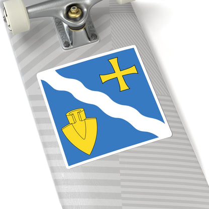 CHE Triemli ZH Flag (Switzerland) STICKER Vinyl Kiss-Cut Decal