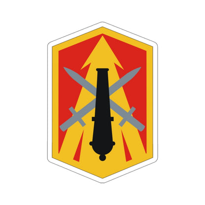 214th Field Artillery Brigade (U.S. Army) STICKER Vinyl Kiss-Cut Decal-4" × 4"-White-The Sticker Space