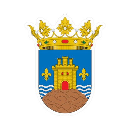 Escudo de Peñíscola (Spain) (Coat of Arms) STICKER Vinyl Kiss-Cut Decal