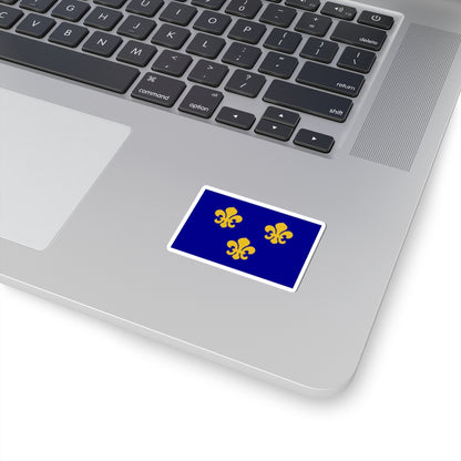 Flag of medieval France (France) STICKER Vinyl Kiss-Cut Decal