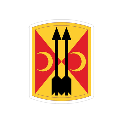 212th Field Artillery Brigade (U.S. Army) REVERSE PRINT Transparent STICKER-2" × 2"-The Sticker Space