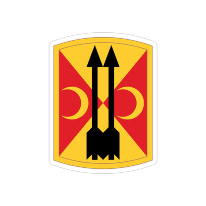 212th Field Artillery Brigade (U.S. Army) REVERSE PRINT Transparent STICKER-5" × 5"-The Sticker Space