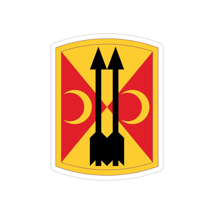 212th Field Artillery Brigade (U.S. Army) REVERSE PRINT Transparent STICKER-6" × 6"-The Sticker Space