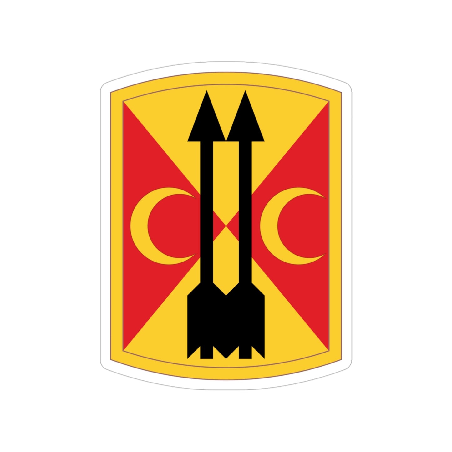 212th Field Artillery Brigade (U.S. Army) Transparent STICKER Die-Cut Vinyl Decal-4 Inch-The Sticker Space