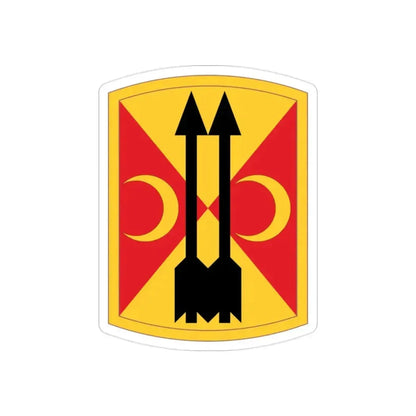 212th Field Artillery Brigade (U.S. Army) REVERSE PRINT Transparent Die-Cut STICKER 2 Inch Die-Cut Transparent - The Sticker Space