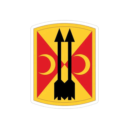 212th Field Artillery Brigade (U.S. Army) REVERSE PRINT Transparent Die-Cut STICKER 3 Inch Die-Cut Transparent - The Sticker Space