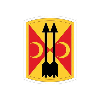 212th Field Artillery Brigade (U.S. Army) REVERSE PRINT Transparent Die-Cut STICKER 6 Inch Die-Cut Transparent - The Sticker Space