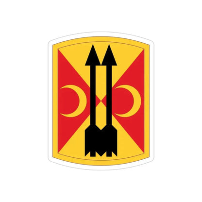 212th Field Artillery Brigade (U.S. Army) REVERSE PRINT Transparent Die-Cut STICKER - The Sticker Space