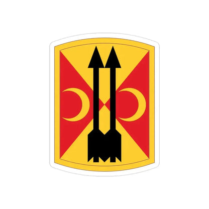 212th Field Artillery Brigade (U.S. Army) REVERSE PRINT Transparent Die-Cut STICKER - The Sticker Space
