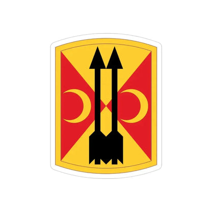 212th Field Artillery Brigade (U.S. Army) REVERSE PRINT Transparent Die-Cut STICKER - The Sticker Space