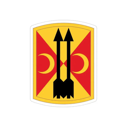 212th Field Artillery Brigade (U.S. Army) REVERSE PRINT Transparent Die-Cut STICKER - The Sticker Space