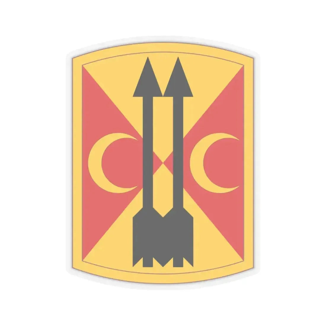 212th Field Artillery Brigade (U.S. Army) STICKER Vinyl Kiss-Cut Decal 4 Inch Transparent - The Sticker Space