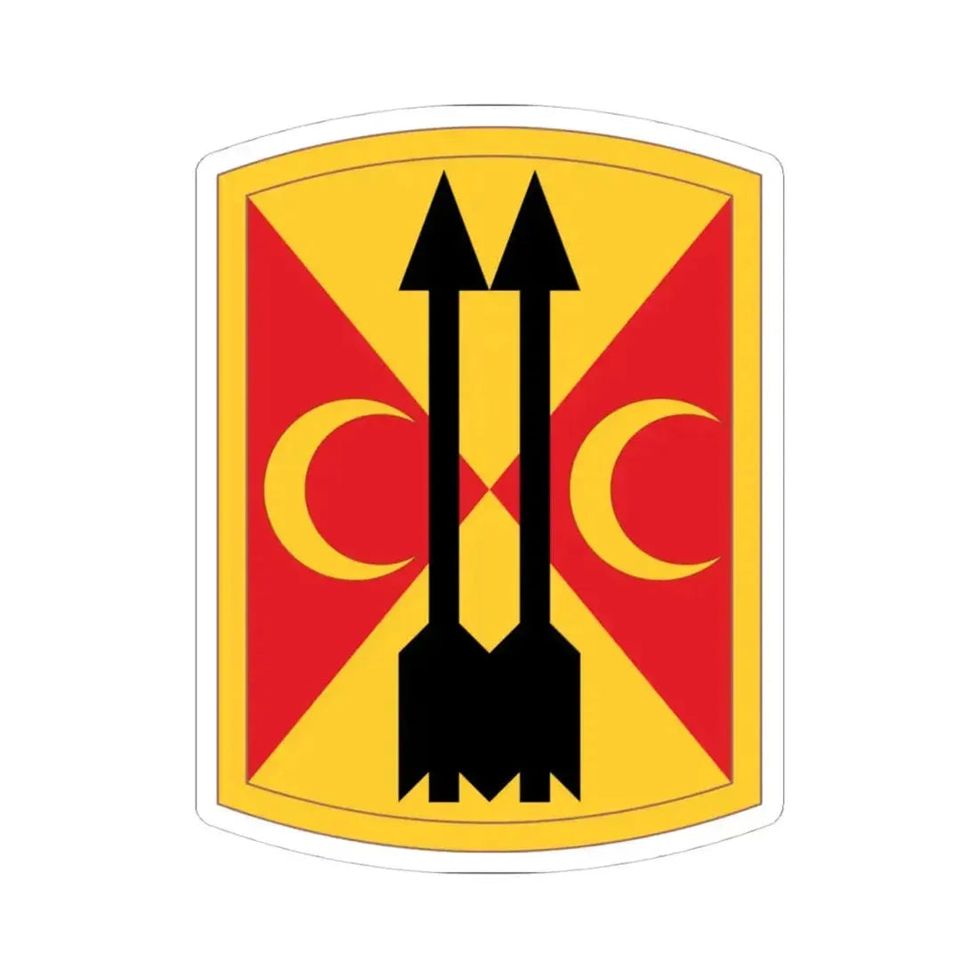 212th Field Artillery Brigade (U.S. Army) STICKER Vinyl Kiss-Cut Decal 4 Inch White - The Sticker Space