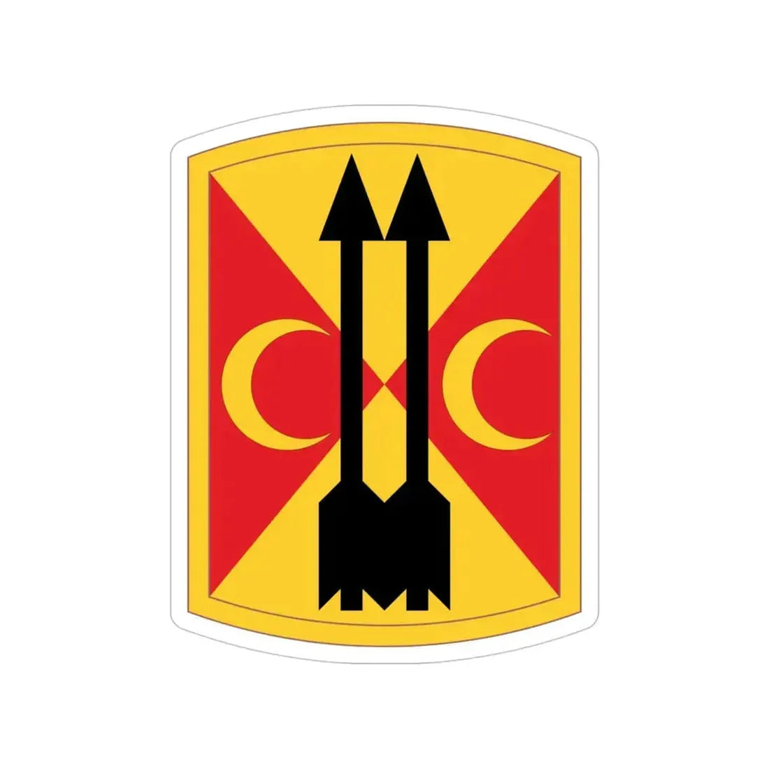 212th Field Artillery Brigade (U.S. Army) Transparent STICKER Die-Cut Vinyl Decal 4 Inch - The Sticker Space