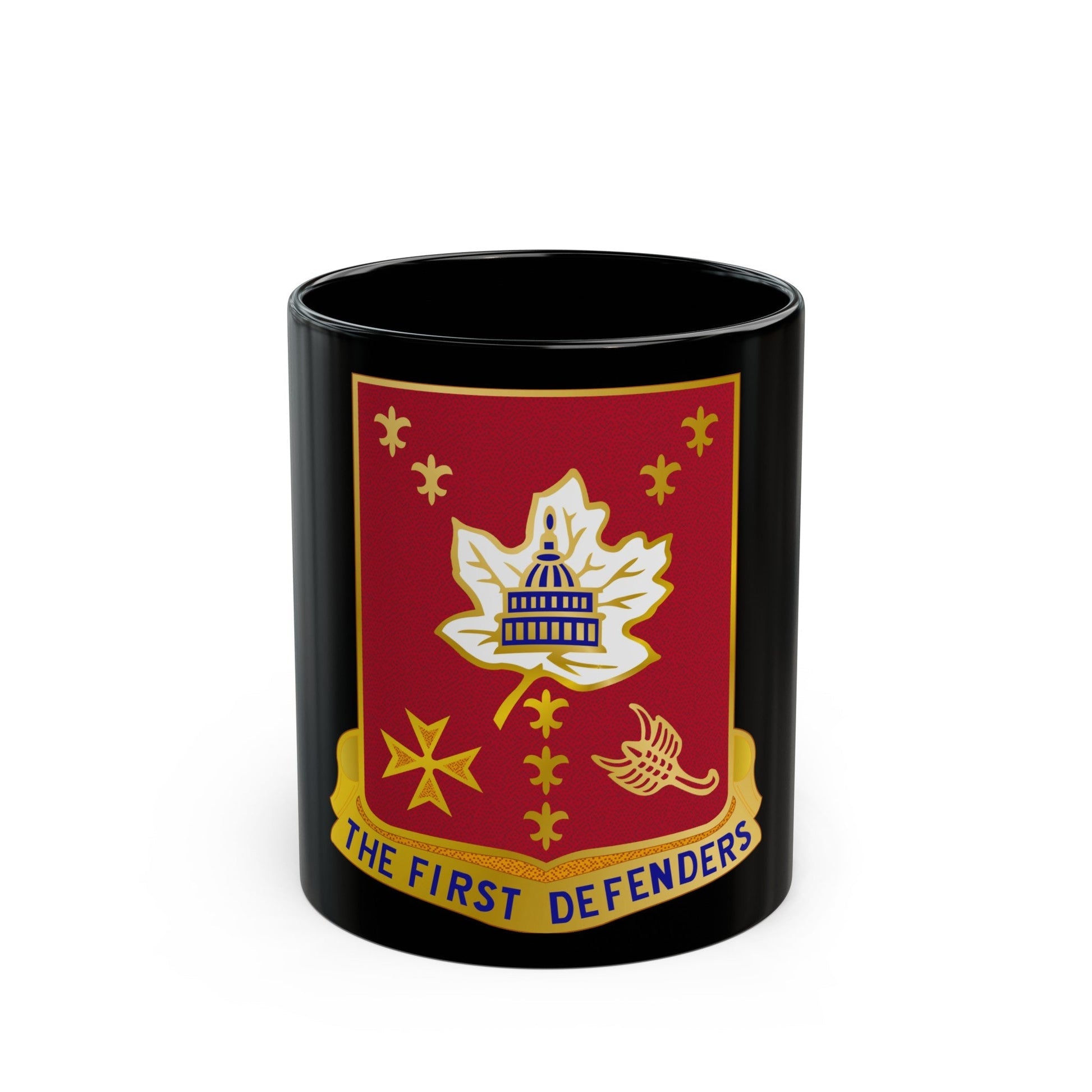 213 Air Defense Artillery Regiment (U.S. Army) Black Coffee Mug-11oz-The Sticker Space