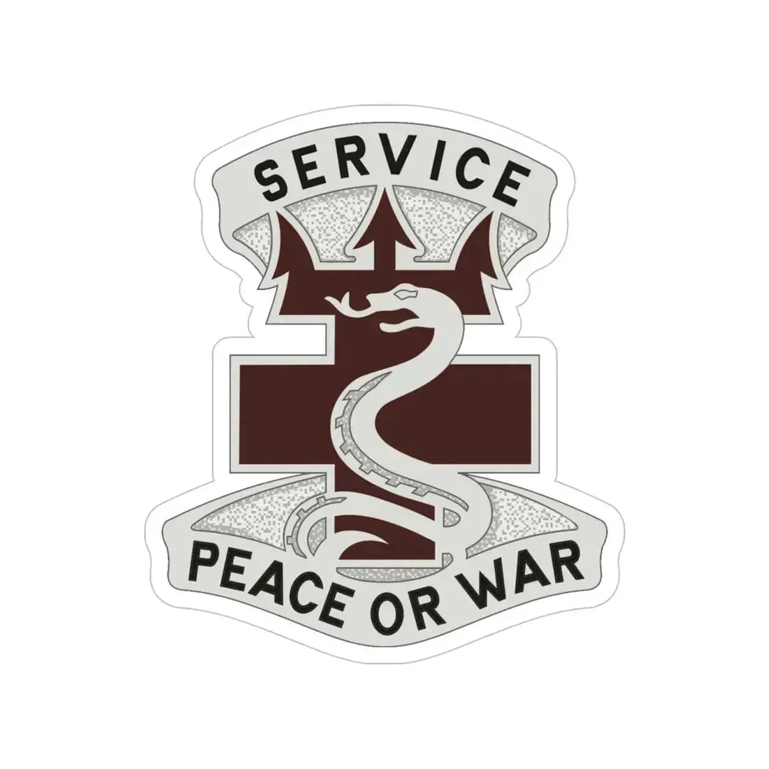 213 Medical Brigade 2 (U.S. Army) Transparent STICKER Die-Cut Vinyl Decal 5 Inch - The Sticker Space