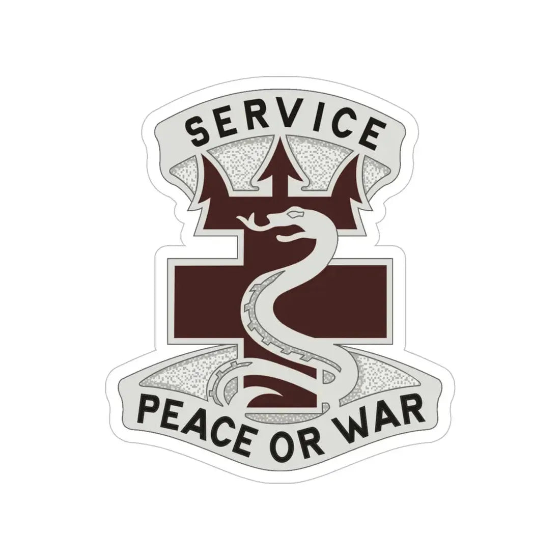 213 Medical Brigade 2 (U.S. Army) Transparent STICKER Die-Cut Vinyl Decal - The Sticker Space