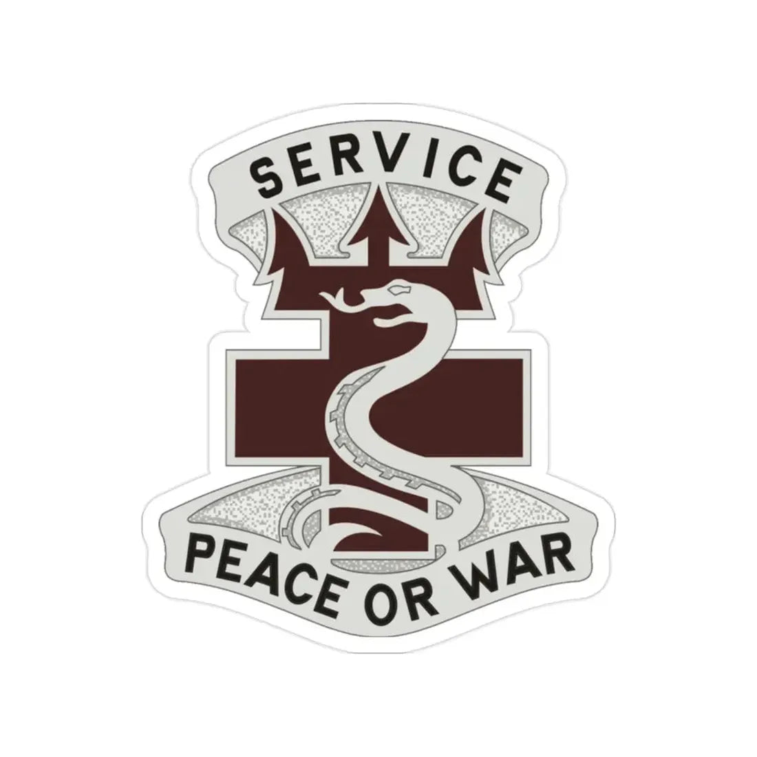 213 Medical Brigade 2 (U.S. Army) Transparent STICKER Die-Cut Vinyl Decal - The Sticker Space