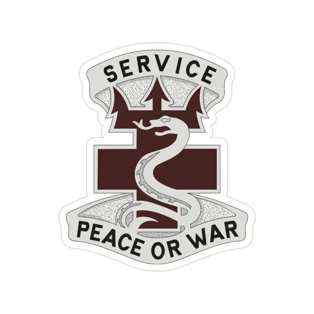 213 Medical Brigade 2 (U.S. Army) Transparent STICKER Die-Cut Vinyl Decal - The Sticker Space